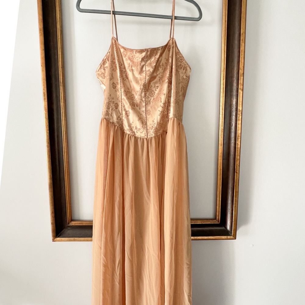 Vintage Victoria’s Secret Lace-up Corset Dress Lingerie Gown